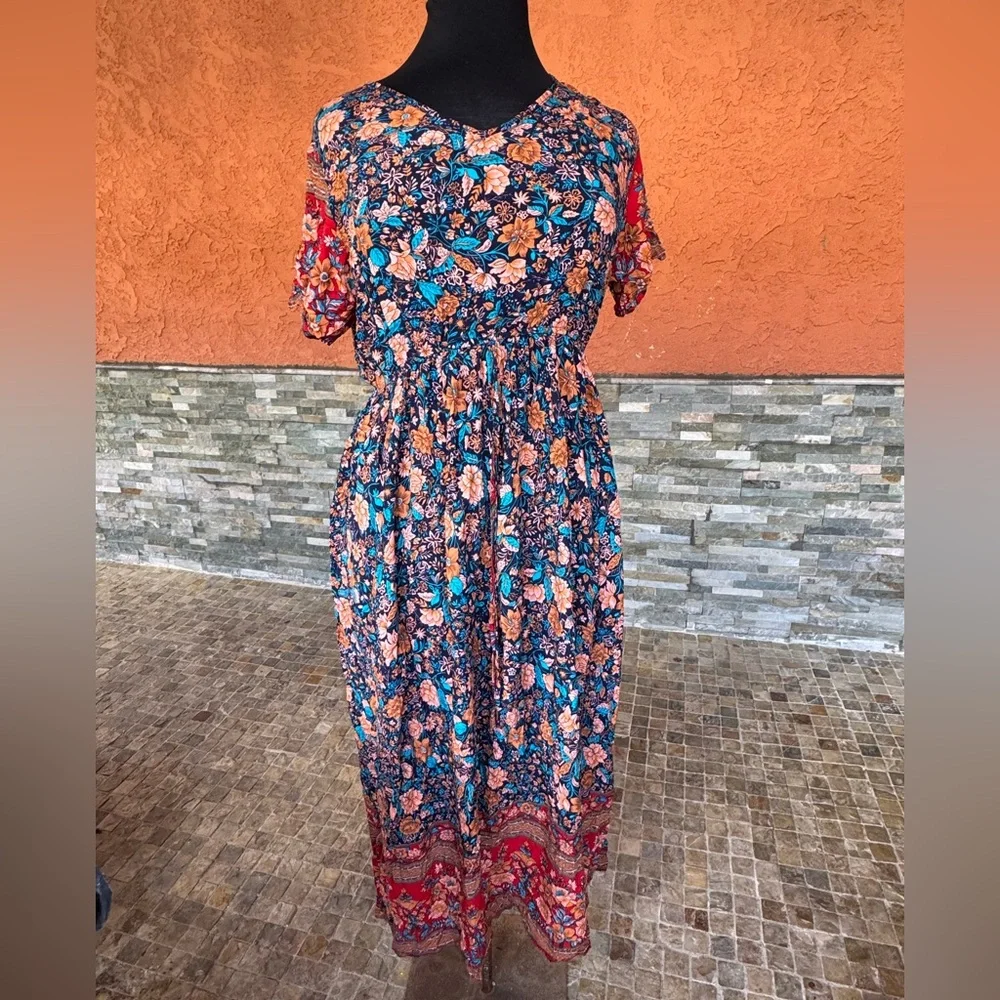 Floral Multicolor Dress - Picture 2 of 9